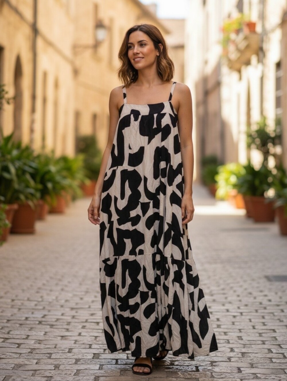 Abel The Label Anthropologie Maxi Dress Boho, Artsy, Coastal, Feminine, Modern